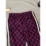 496920 GG jacquard jogging pant red