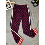 496920 GG jacquard jogging pant red