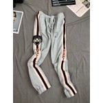 497252 Gucci stripe cotton jogging pant grey