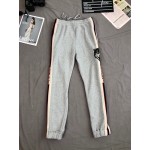 497252 Gucci stripe cotton jogging pant grey