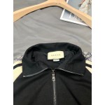 545601 Gucci Oversize technical jersey jacket black