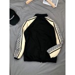 545601 Gucci Oversize technical jersey jacket black