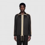 598861 Gucci Oversize technical jersey jacket black