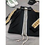 598861 Gucci Oversize technical jersey jacket black