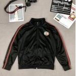 599359 Gucci braided trim track jacket black