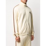 599359 Gucci braided trim track jacket white