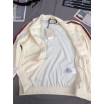 599359 Gucci braided trim track jacket white