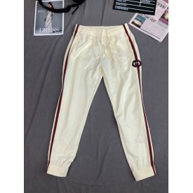 599359P Gucci braided trim track pant white