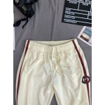 599359P Gucci braided trim track pant white