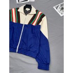 615164 Gucci zip-up striped track jacket