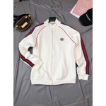 625405 Gucci Jersey zip-up sweatshirt with Web