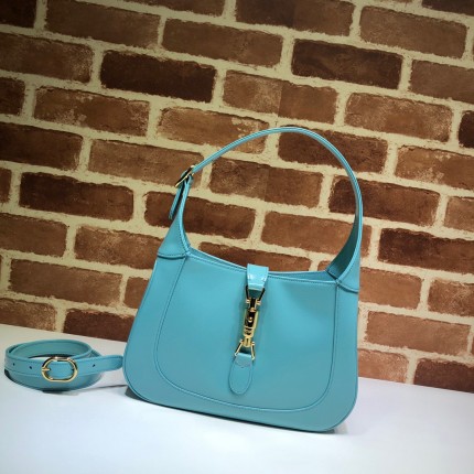 636709 Gucci Jackie 1961 small hobo bag light blue