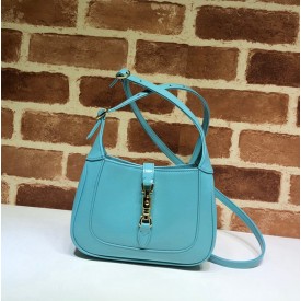 637091 Jackie 1961 mini hobo bag light blue