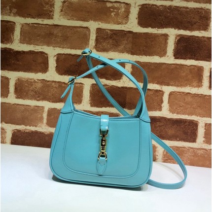 637091 Jackie 1961 mini hobo bag light blue