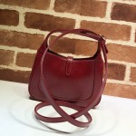 637091 Jackie 1961 mini hobo bag red