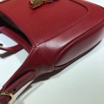 637091 Jackie 1961 mini hobo bag red