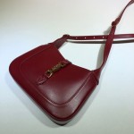 637091 Jackie 1961 mini hobo bag red