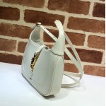 637091 Jackie 1961 mini hobo bag white