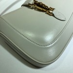 637091 Jackie 1961 mini hobo bag white