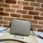 645454 Gucci Horsebit 1955 small shoulder bag beige/brown