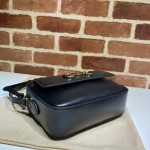 645454 Gucci Horsebit 1955 small shoulder bag black