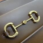 645454 Gucci Horsebit 1955 small shoulder bag brown