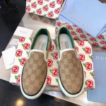 624733 Women's Gucci Tennis 1977 slip-on sneaker beige