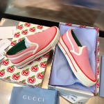 624733 Women's Gucci Tennis 1977 slip-on sneaker pink