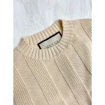 626068 Gucci Knit cotton sweater with Interlocking G