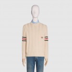 626068 Gucci Knit cotton sweater with Interlocking G