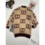 635160 Gucci Reversible GG mohair wool cardigan