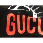 469250 Gucci Cotton Oversized Logo Hoodies black