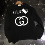 469250 Gucci Oversize sweatshirt with Interlocking G black