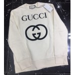 469250 Gucci Oversize sweatshirt with Interlocking G white