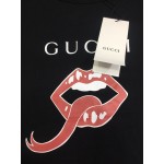 475532 Gucci Mouse Print Cotton Jersey Sweatshirt black