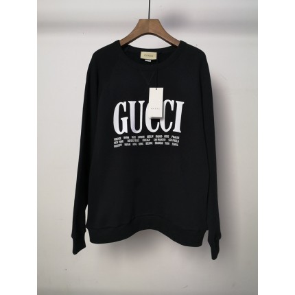 Gucci Cities print sweatshirt 517139X3M10 black