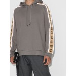 596230 Gucci Cotton jersey hooded sweatshirt grey