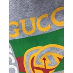 605154 Gucci Cotton sweatshirt with Gucci logo grey