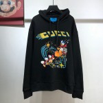 615061 Disney x Gucci Donald Duck hooded sweatshirt black