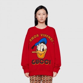 617964 Disney x Gucci Donald Duck sweatshirt