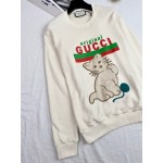 617964 "Original Gucci" sweatshirt with kitten white