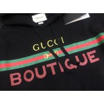 623244 Gucci Boutique print sweatshirt black