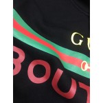 623244 Gucci Boutique print sweatshirt black