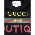 623244 Gucci Boutique print sweatshirt black