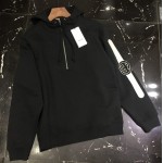 627079 Gucci logo print hooded sweatshirt black