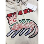 634674 Gucci Cat logo-print hoodie 