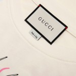 492347 Gucci Manifesto oversized T-shirt white