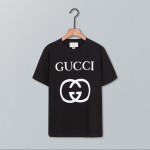 Gucci Oversize T-shirt with Interlocking G black 493117