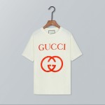 Gucci Oversize T-shirt with Interlocking G White-G 493117