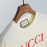 Gucci Oversize T-shirt with Interlocking G White-G 493117